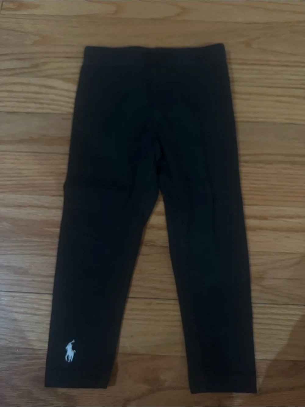 Ralph Lauren Black Girls' Logo Leggings